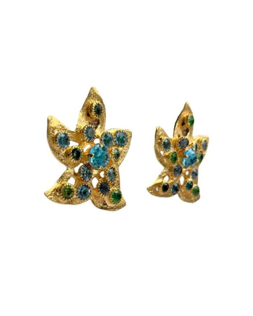 Laura Gray Blue Pretty Star Fish Earrings