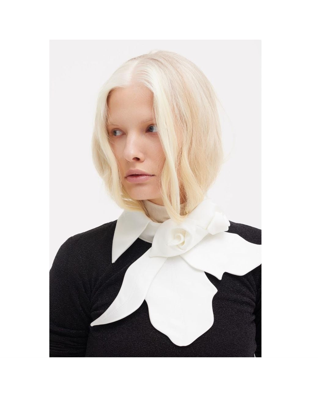 Julia Allert White Evening Neckwear
