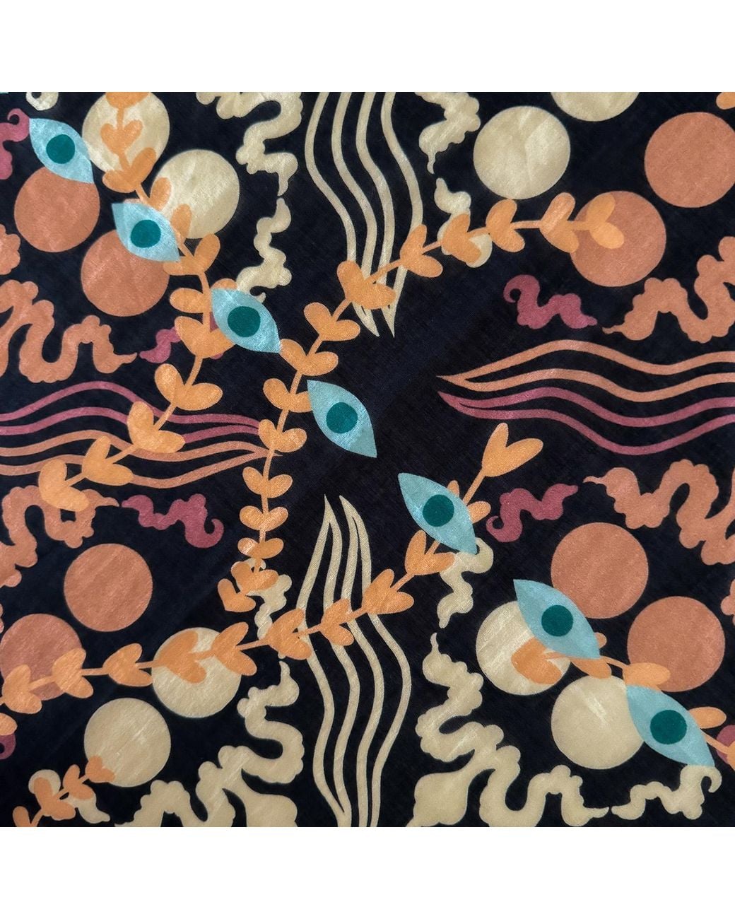 Folie Living Black More Than Meets The Eye Cotton Pareo