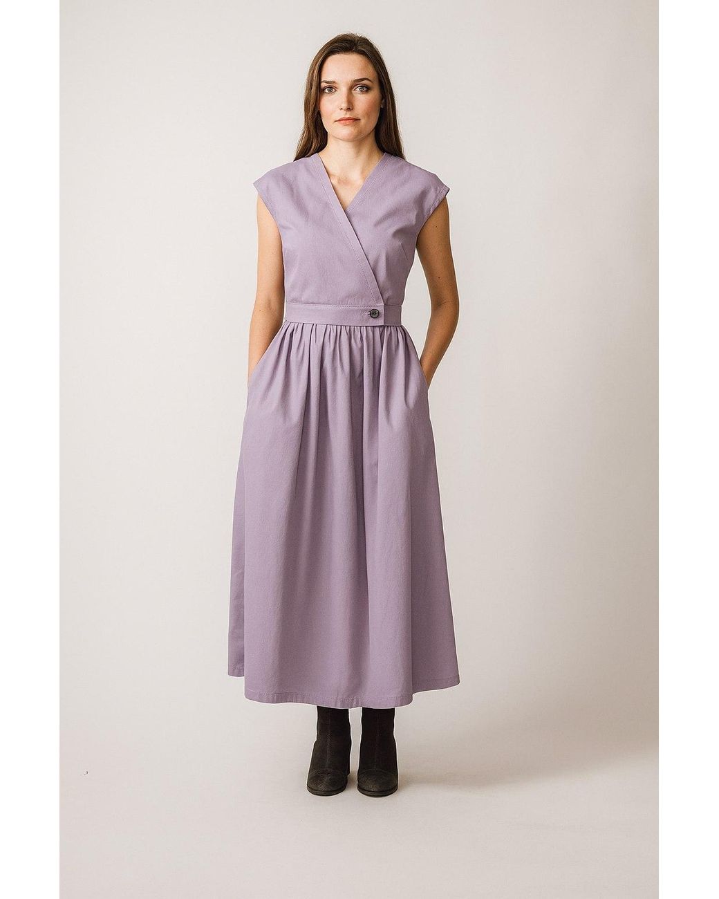 BEIRA Purple Mari Lilac Tailored Top & Waistcoat