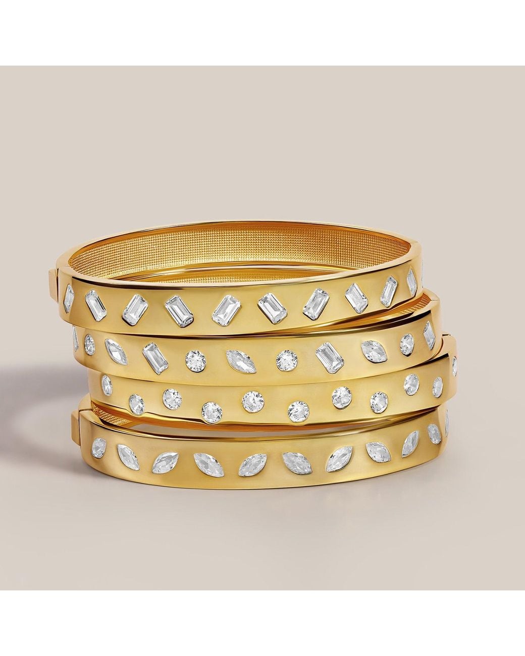 SHYMI Yellow Scattered Stone Bangle
