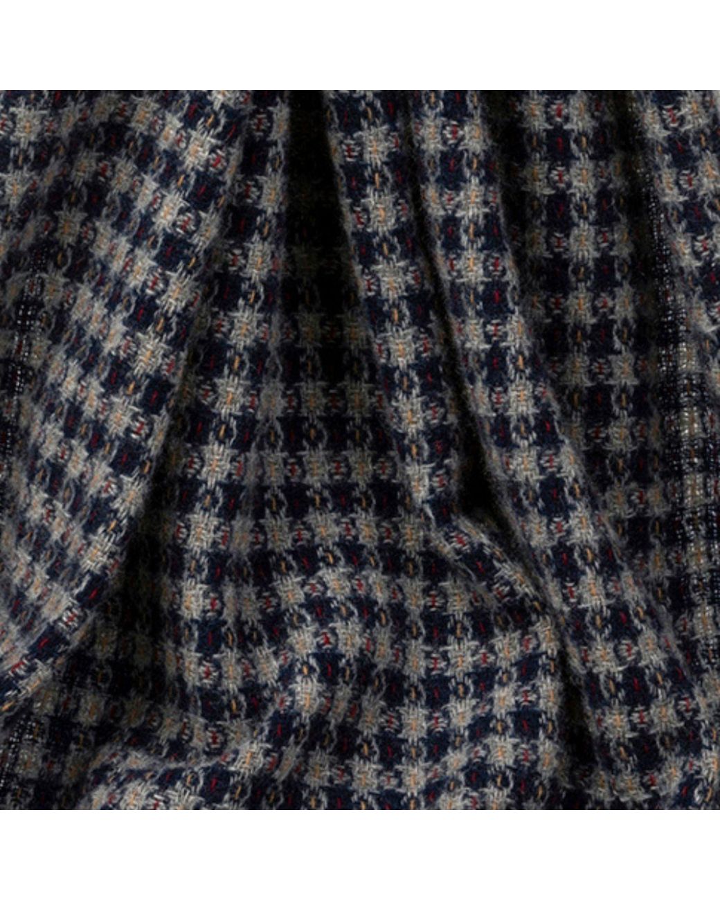 Kinalba Black Talisker Diamond Scarf for men