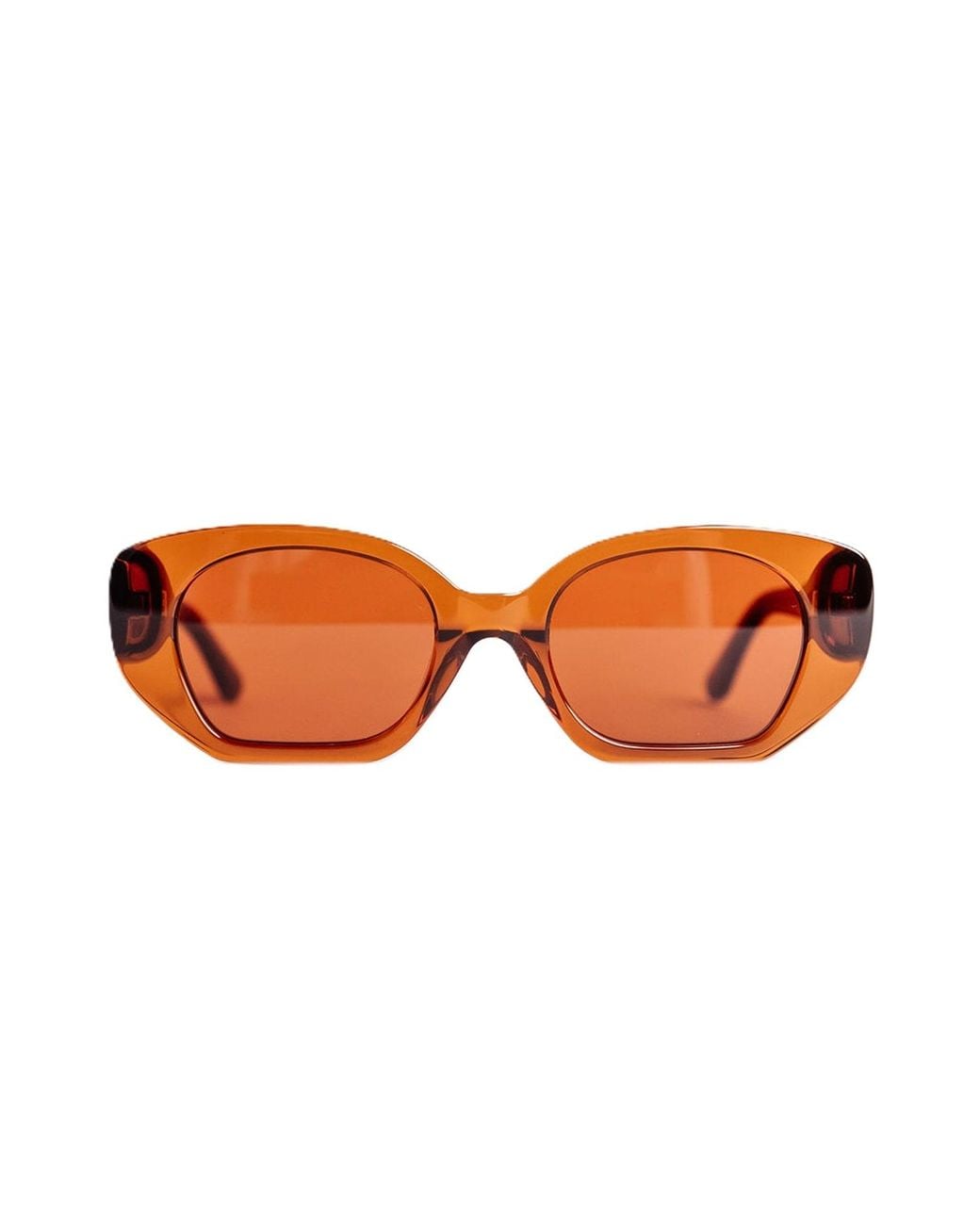We the Stars Brown Nefertiti Sunglasses