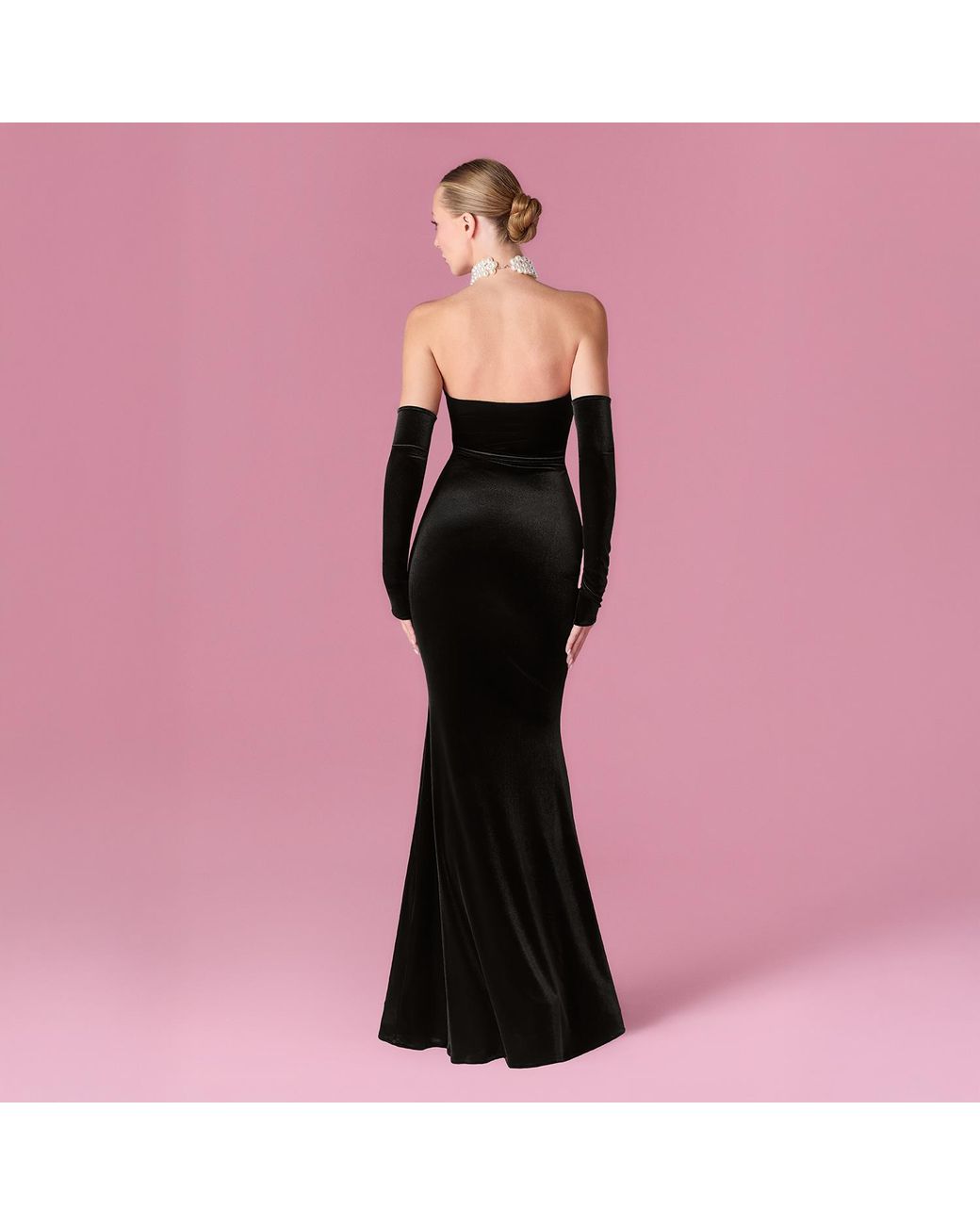 Nur Karaata Black Delphine Gown