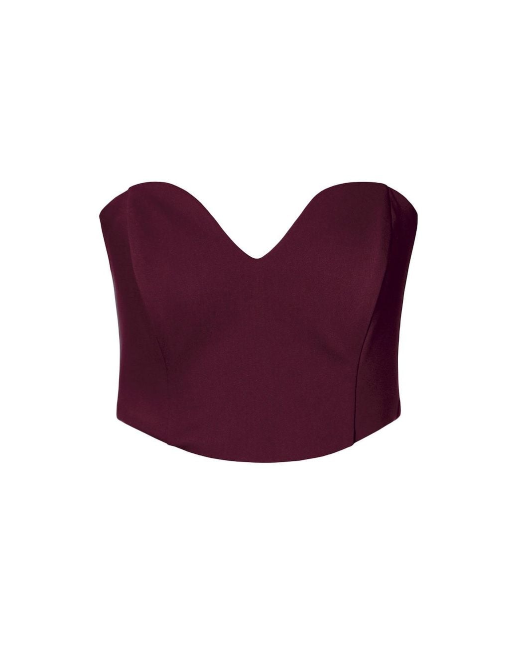 AGGI by HALEWSKI Red Lara Burgundy Wine Corset