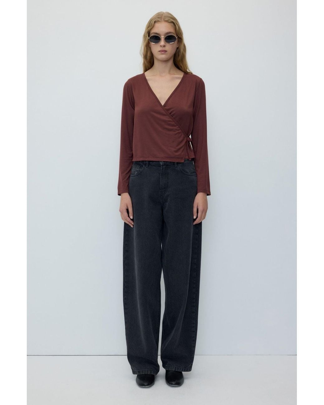 Rita Row Purple Neutrals Tela Top