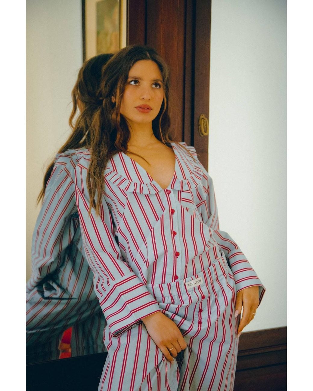 Wild Lovers Purple Elina Pjyama Shirt