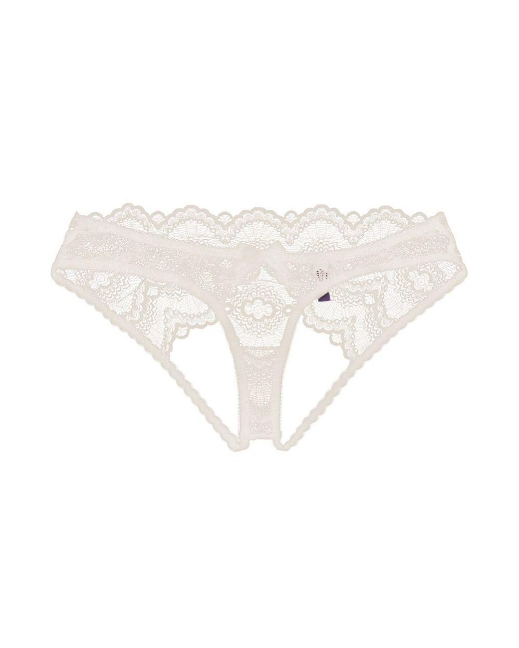 Journelle White Natalia Ouvert Alabaster