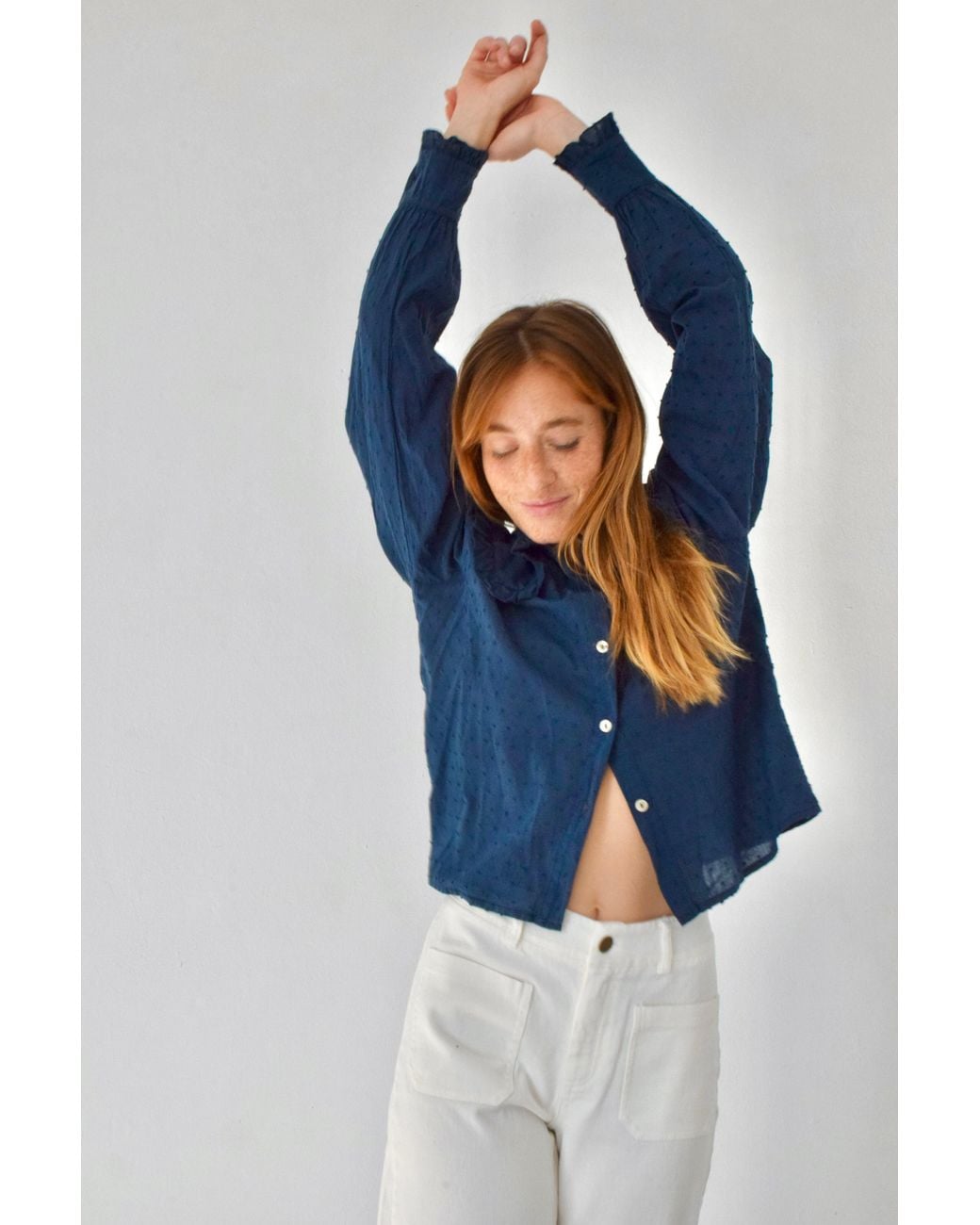 Mind Traveler Blue Diana Blouse