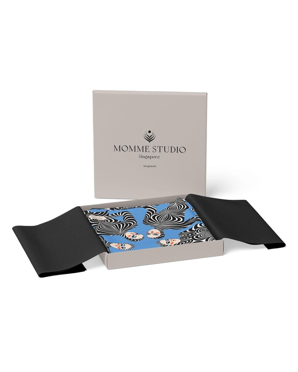 Momme Studio Blue Entrancing Individuals