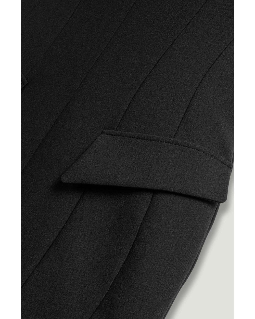 Nocturne Black Tailored Mini Dress