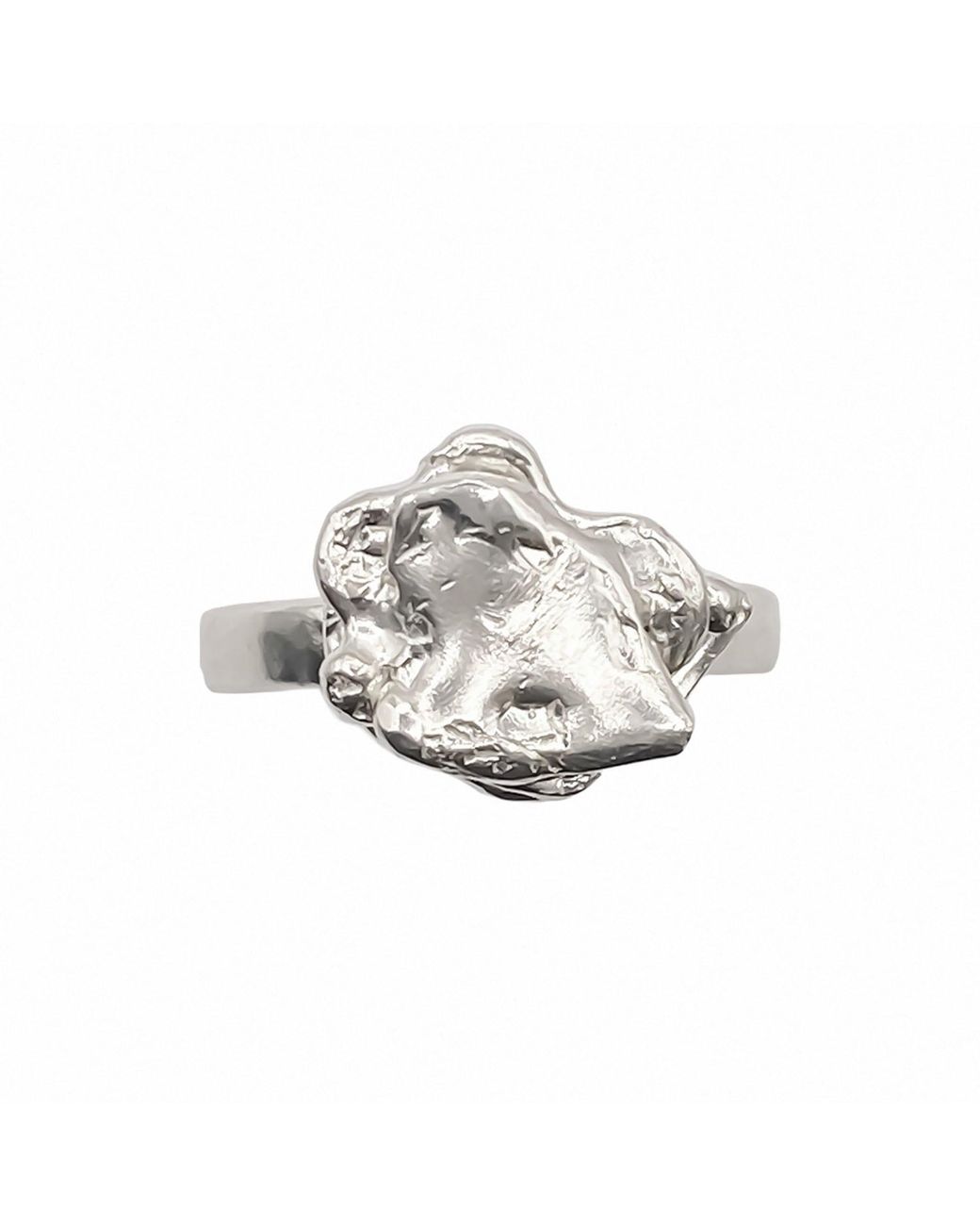 Moca Jewellery Metallic Flower Ring