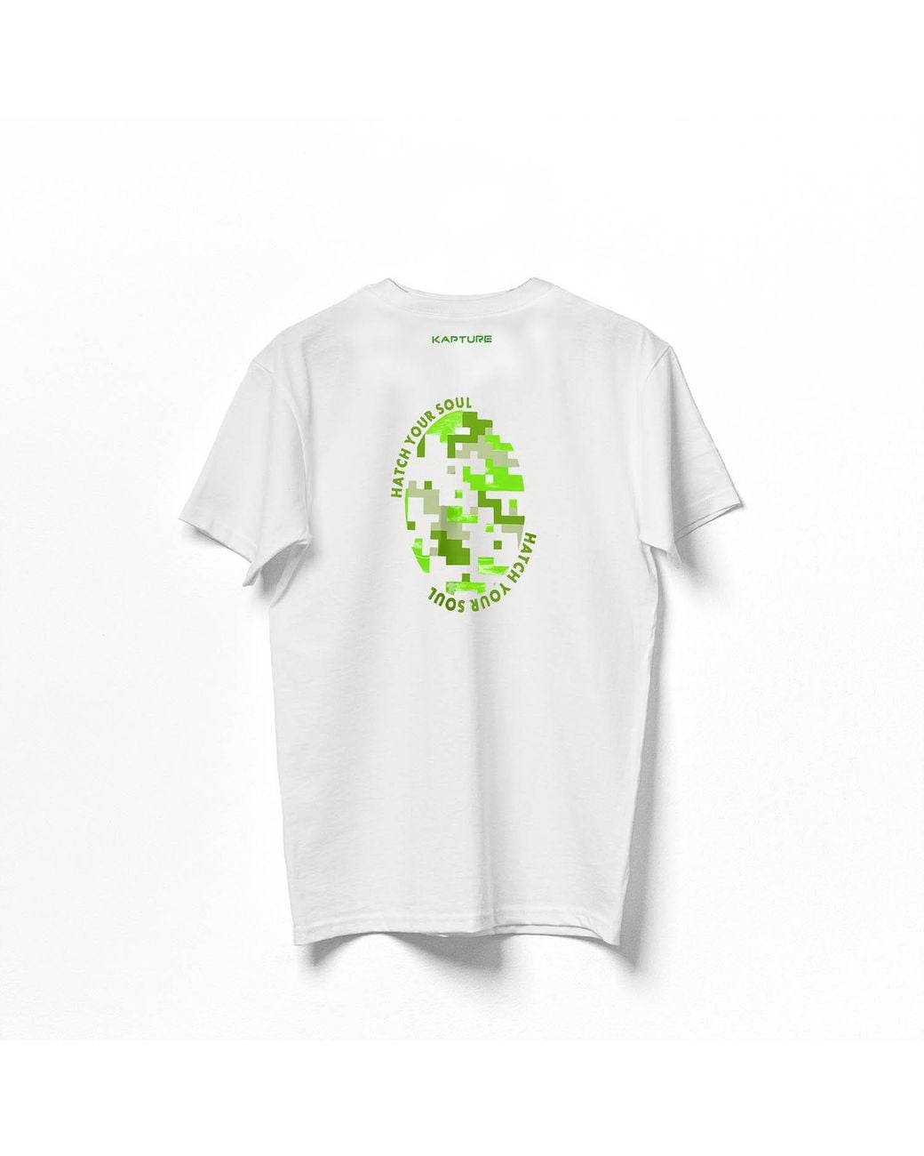 Kapture White Hatch Your Soul Printed Tee for men