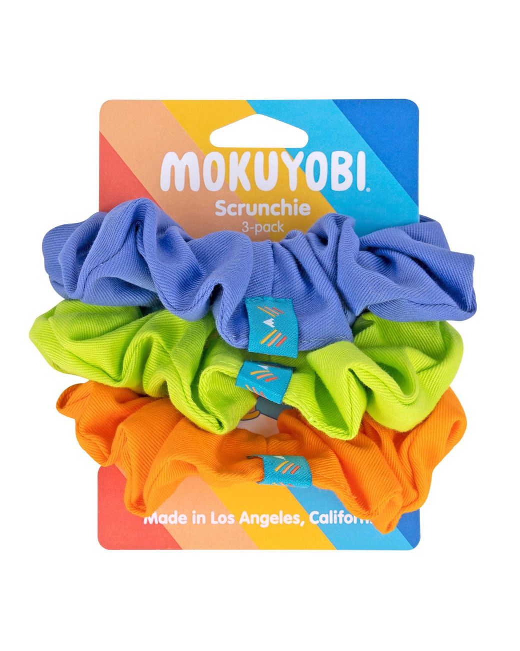 Mokuyobi Blue Rockit Scrunchie Three Pack