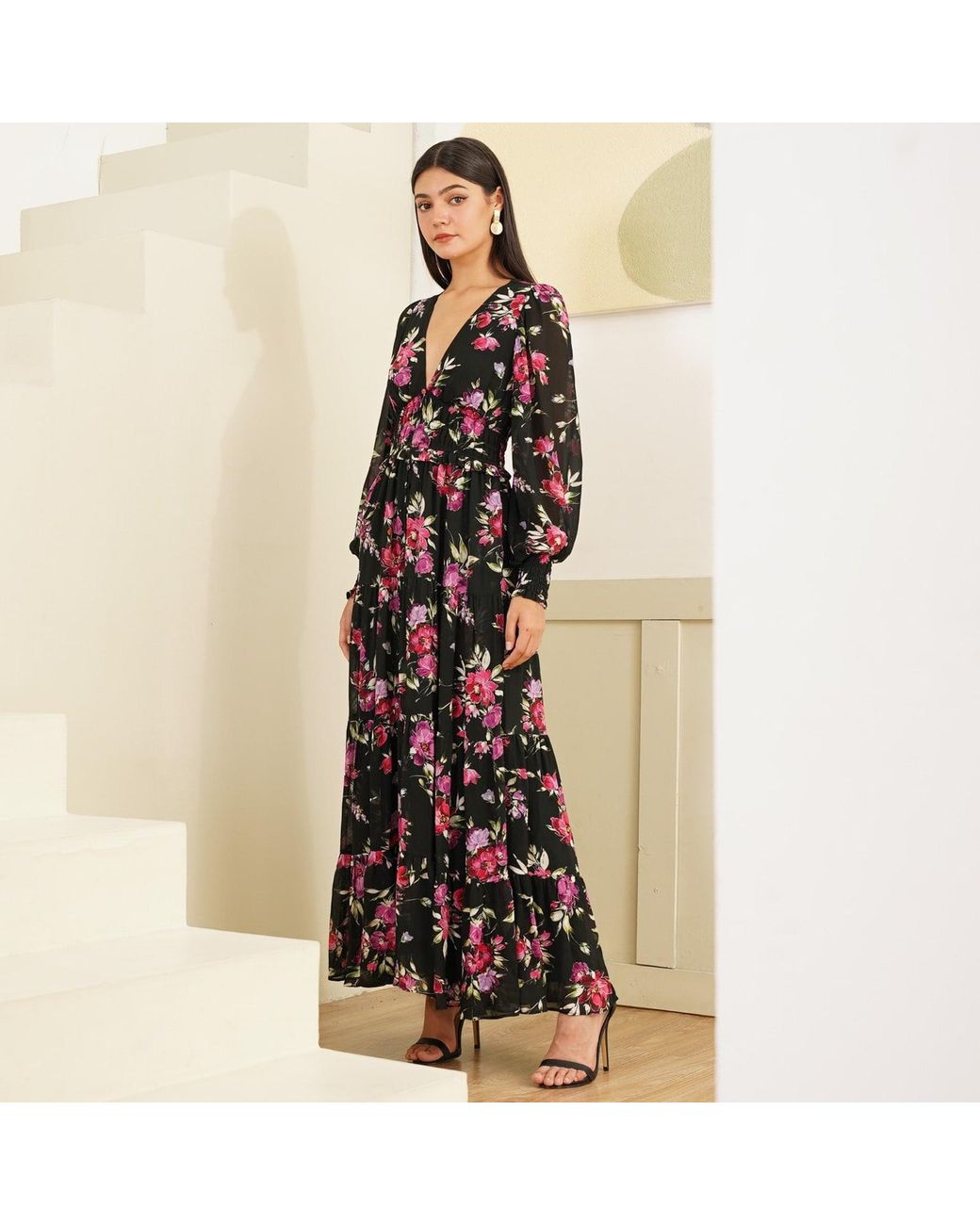 Yumi Kim Red Frida Crimson Maxi Dress
