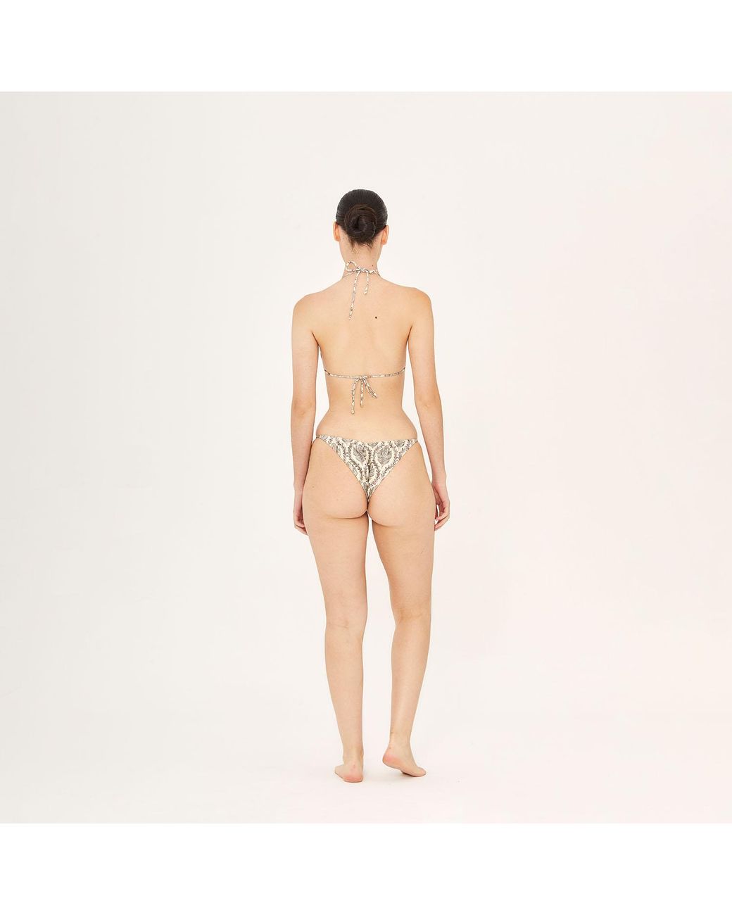 Aguaclara Metallic Sultana Triangle Top