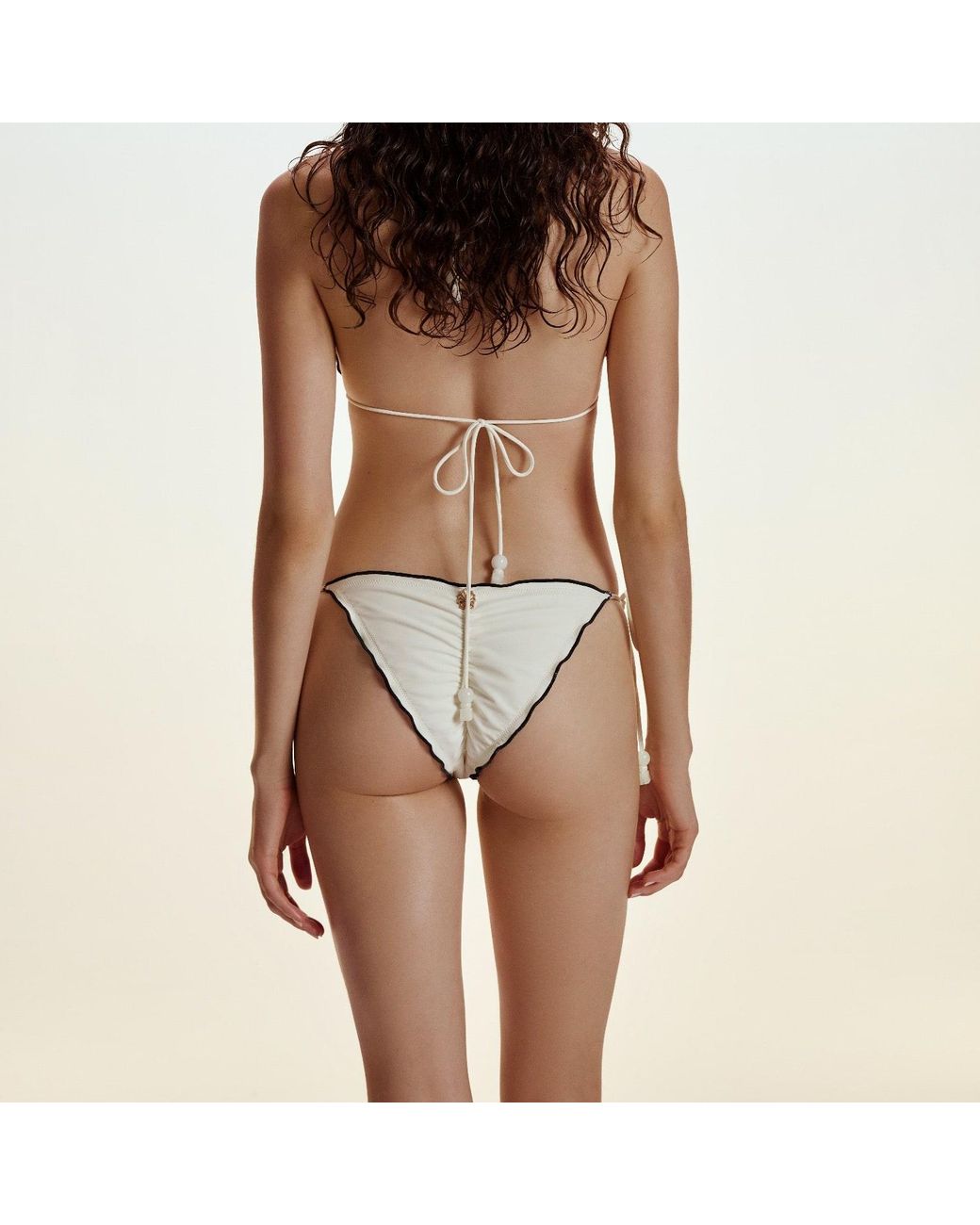 Aura Maris Resort Natural Perla Tie Side Bikini Bottom