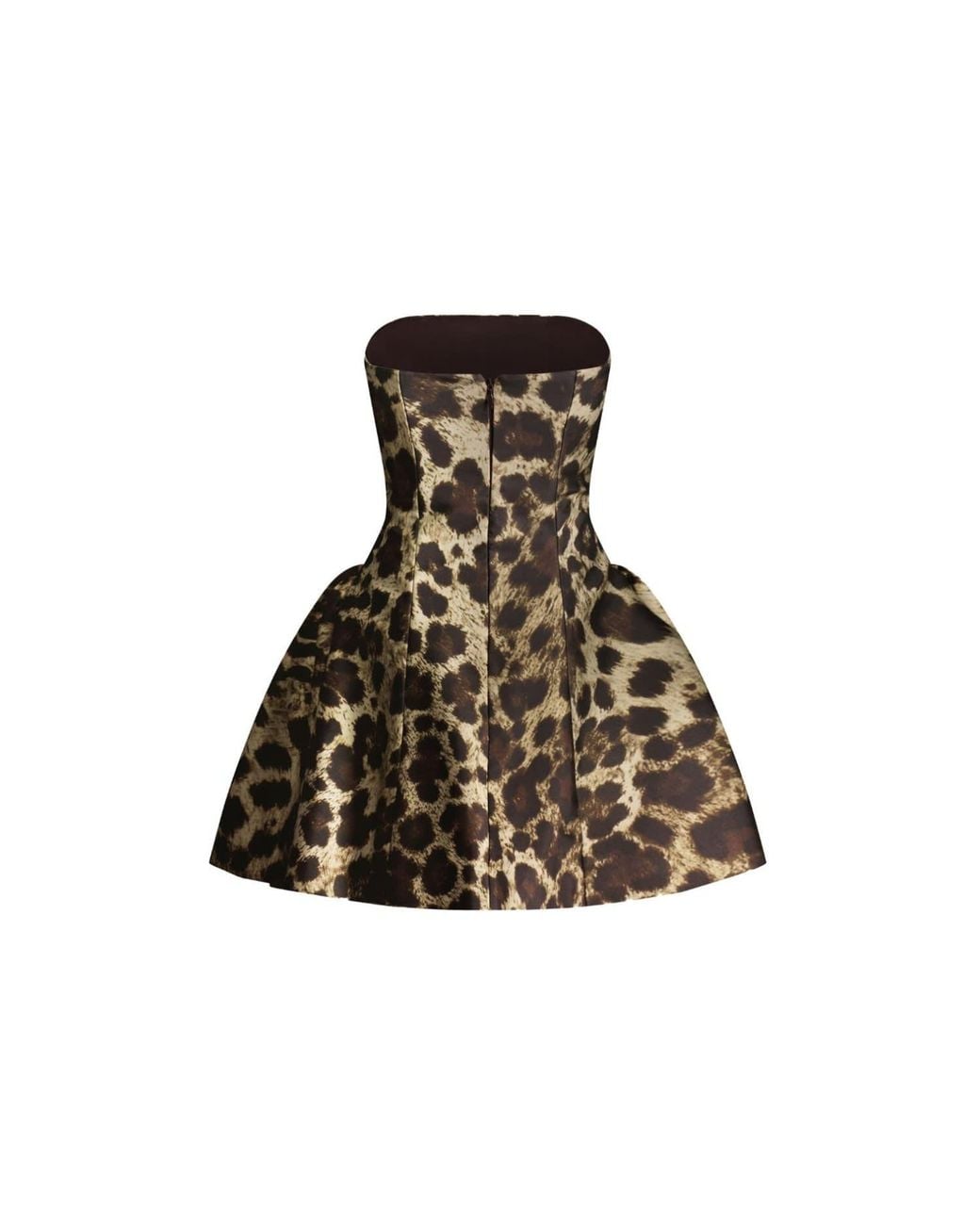 Scarlett Gasque Brown Phantom Mini Dress