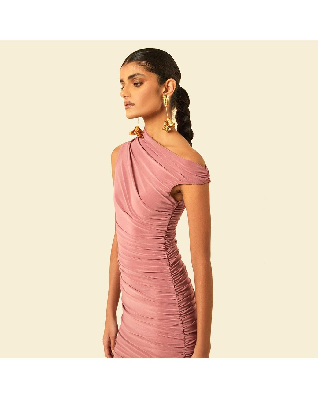 Celestine & Mae Red Dahlia Maxi Dress