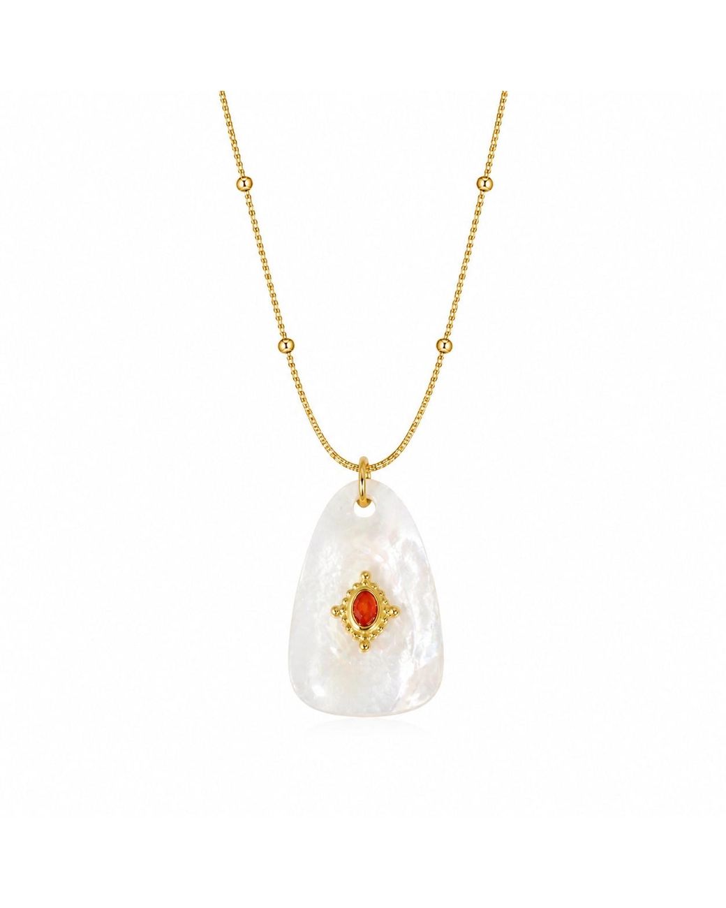 Ormiro Blue Elements Gemstone Talisman Necklace