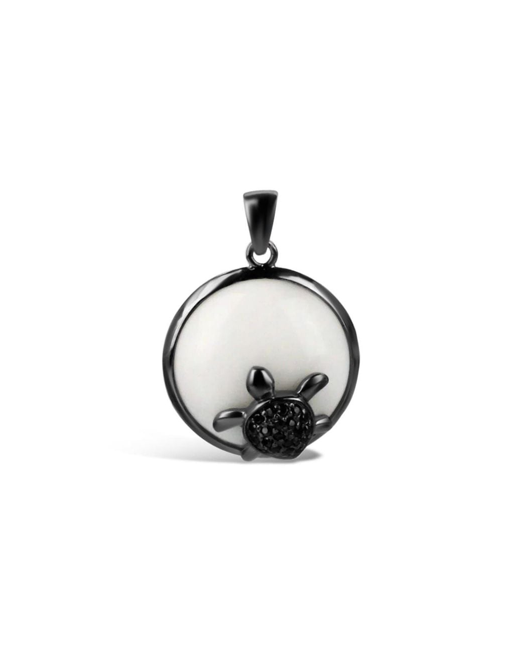 Bellus Domina Metallic Sterling And Turtle Necklace