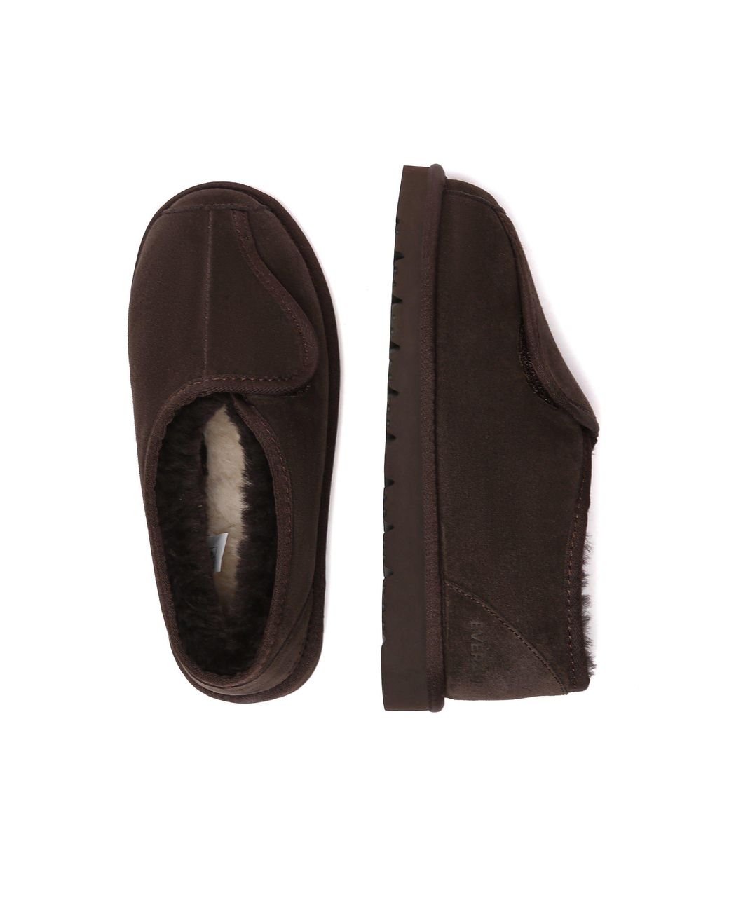 EverAu Australia Brown Mossy Adjustable Slippers for men
