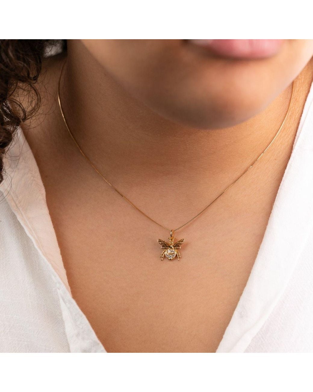 Belinda Jewelz Metallic Bee Charm