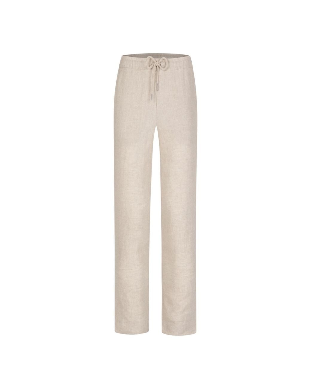 Maison Tangerine Natural Neutrals Neutral Sand Linen Long Pants For for men
