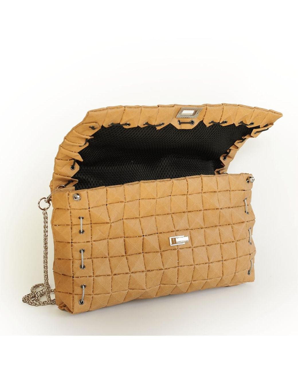 Monade Natural Clutch Bag Matte Dune