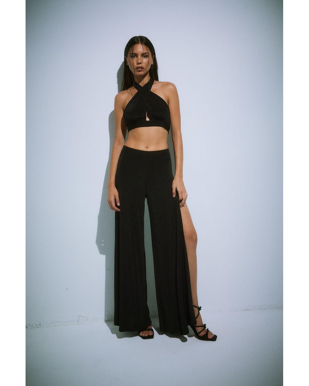 Suyty Metallic Capri Set