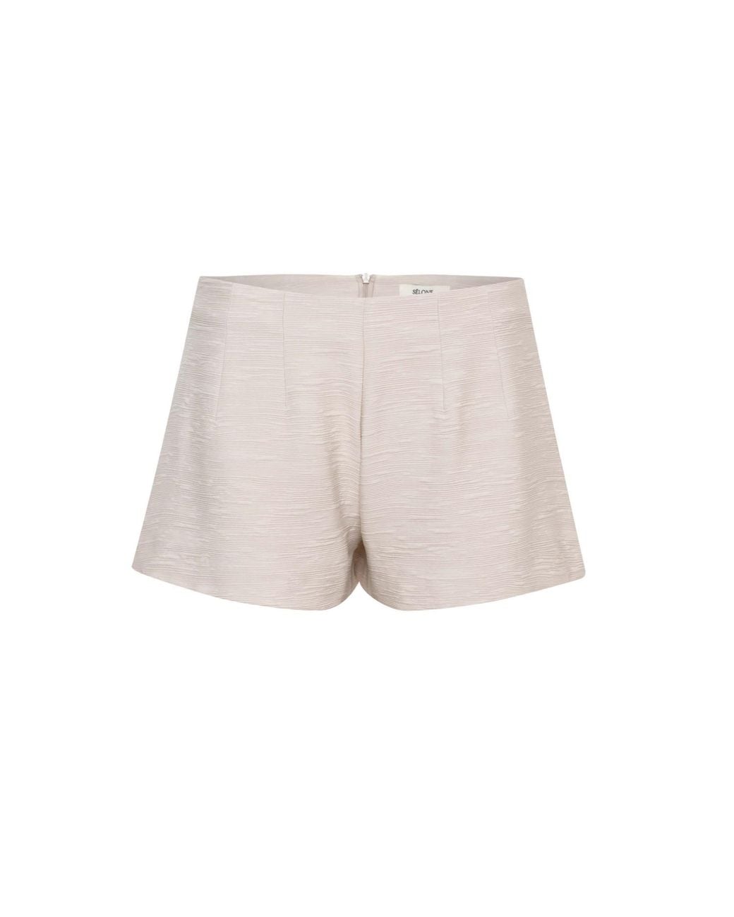Sélone Natural Neutrals Helia Relaxed Shorts Stone