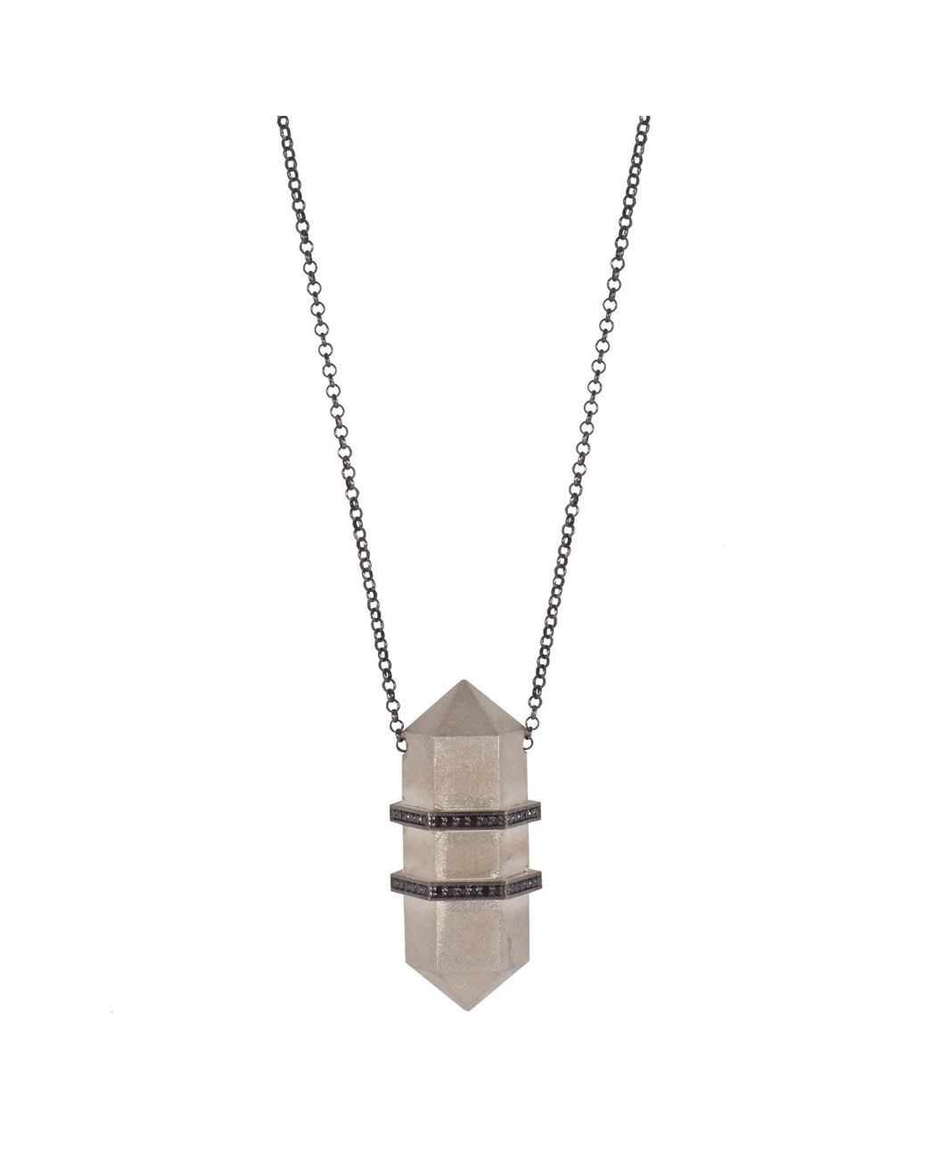 Dime Tribe Metallic Bullet Necklace for men