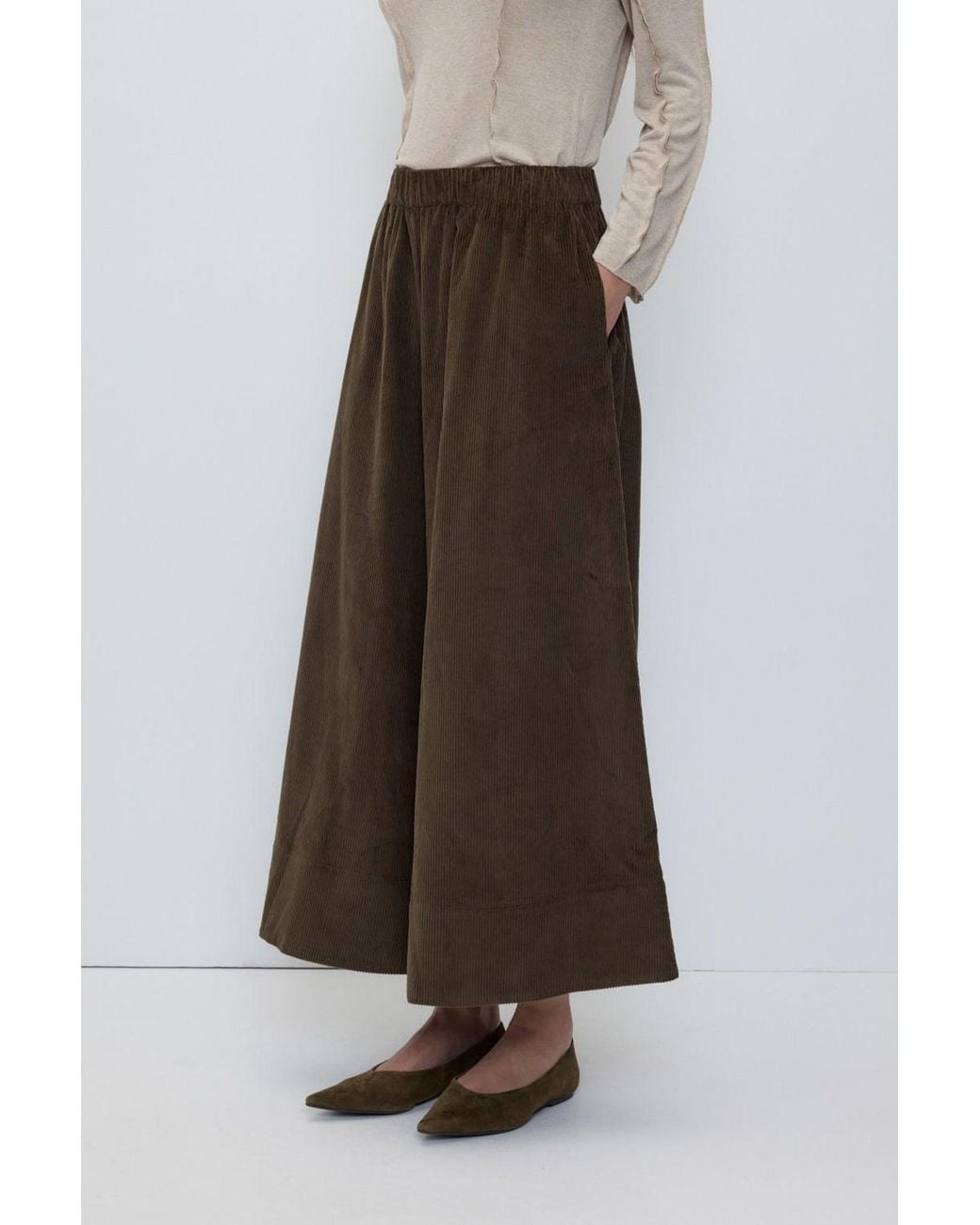 Rita Row Green Lobe Corduroy Pants