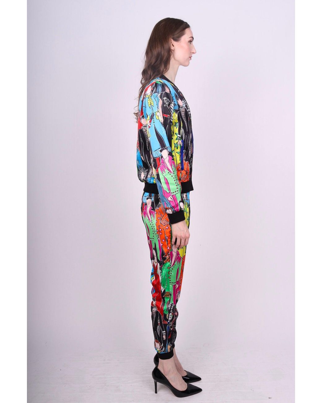 Any Old Iron Blue Printed Heroes Bomber Jacket