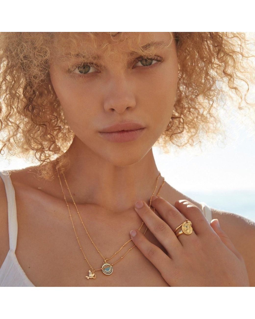 With Love Darling Metallic Infinity Signet Ring