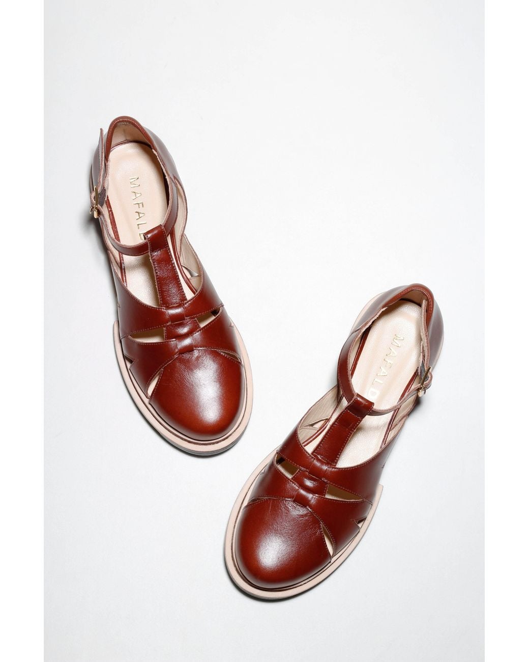 Mafalda Red Maite Fisherman Sandals