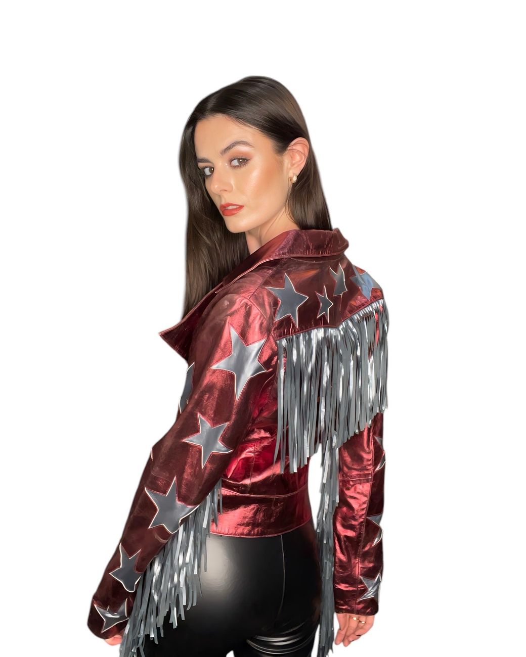 Any Old Iron Red Metallic Hell For Leather Moto