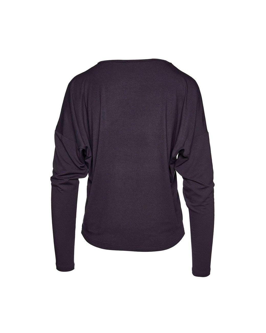 Conquista Blue Ink Colour Micromodal Batwing Top