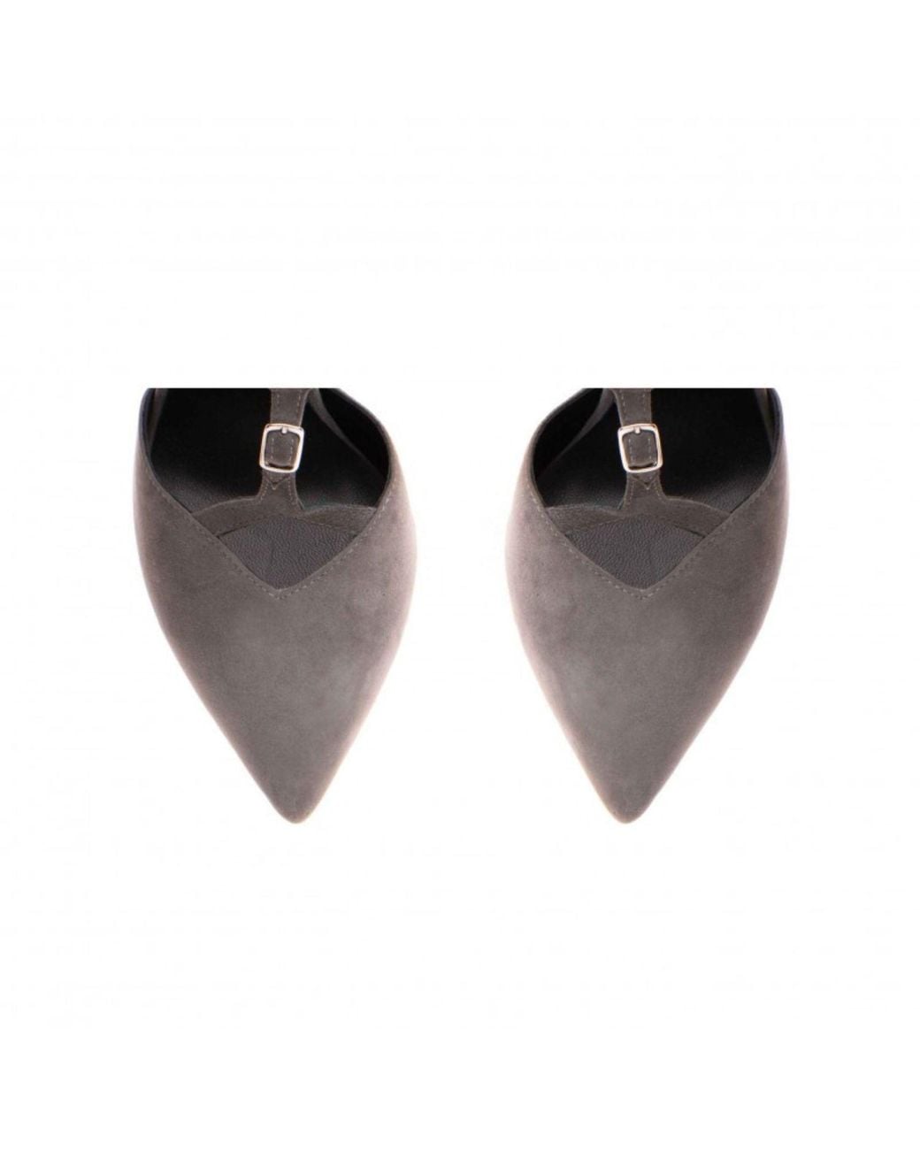 The 5Th Element Gray Freya T-Strap Pumps