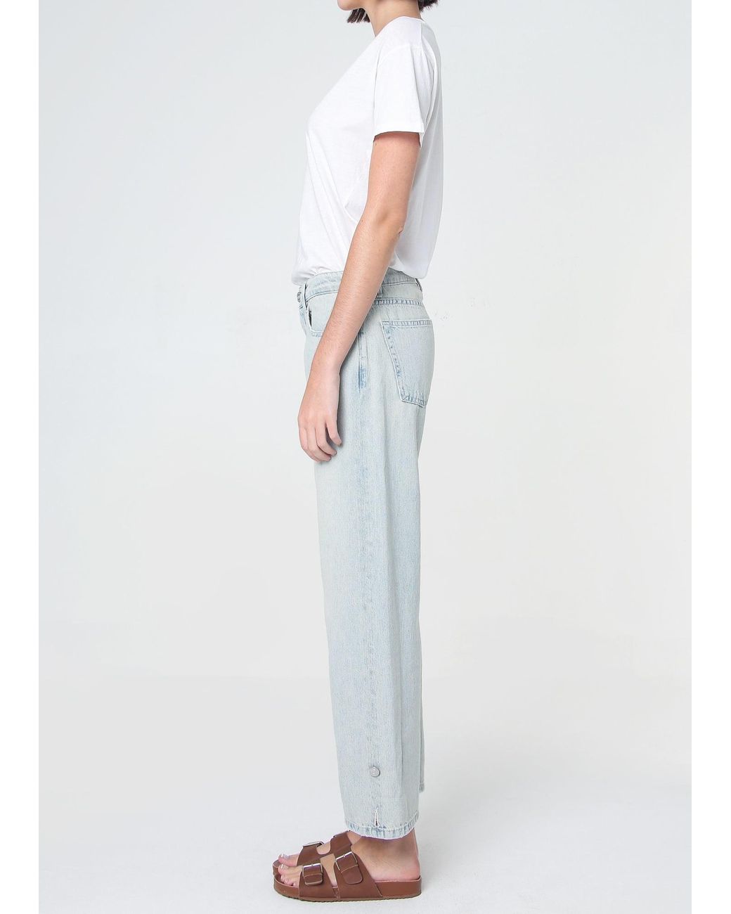 NOEND Gray Nina Fold-Up Straight