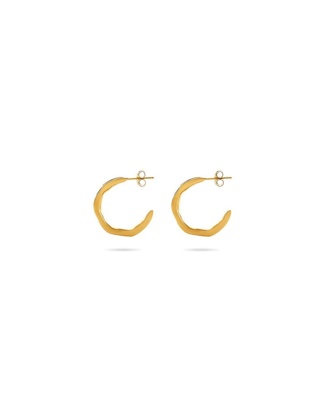 Argento Vivo Metallic The Wavy Hoop