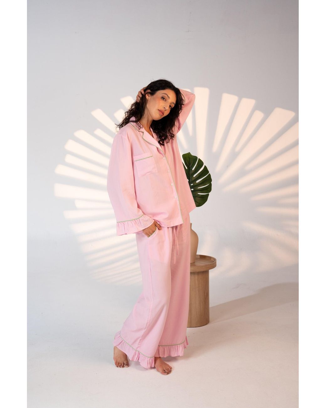 Carolina Benoit Pink Luxury Bamboo Pajama Set