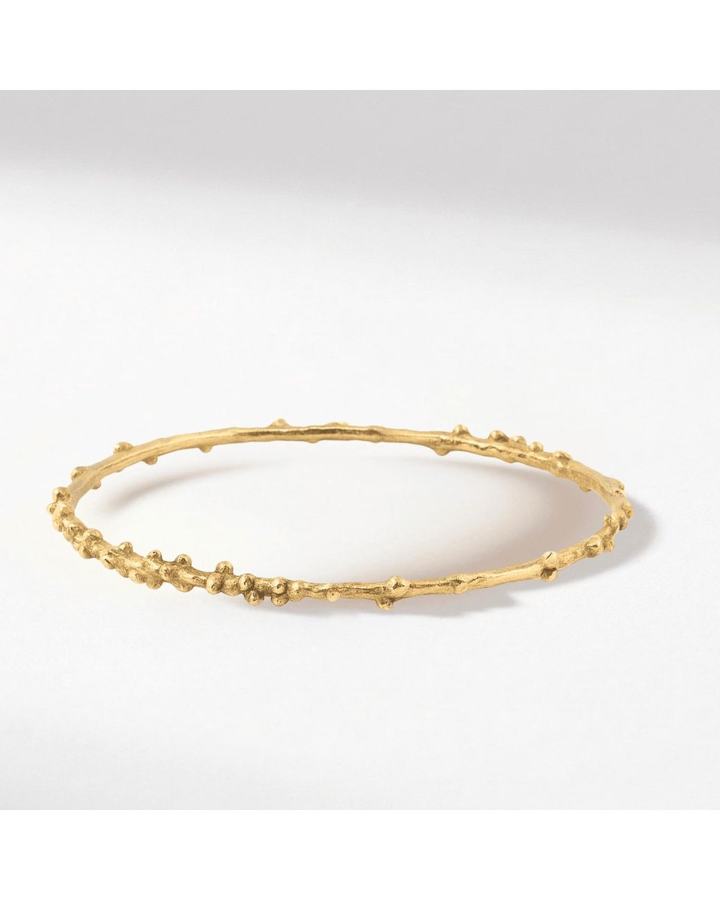 Dainty London Metallic Dainty Grain Bangle
