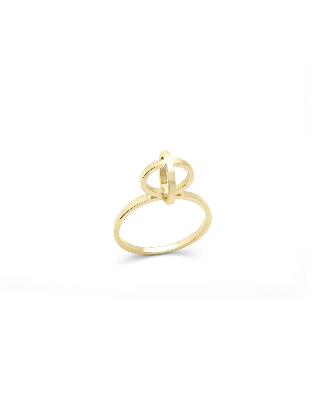 Sheida Farrokhi Metallic Circle Ring
