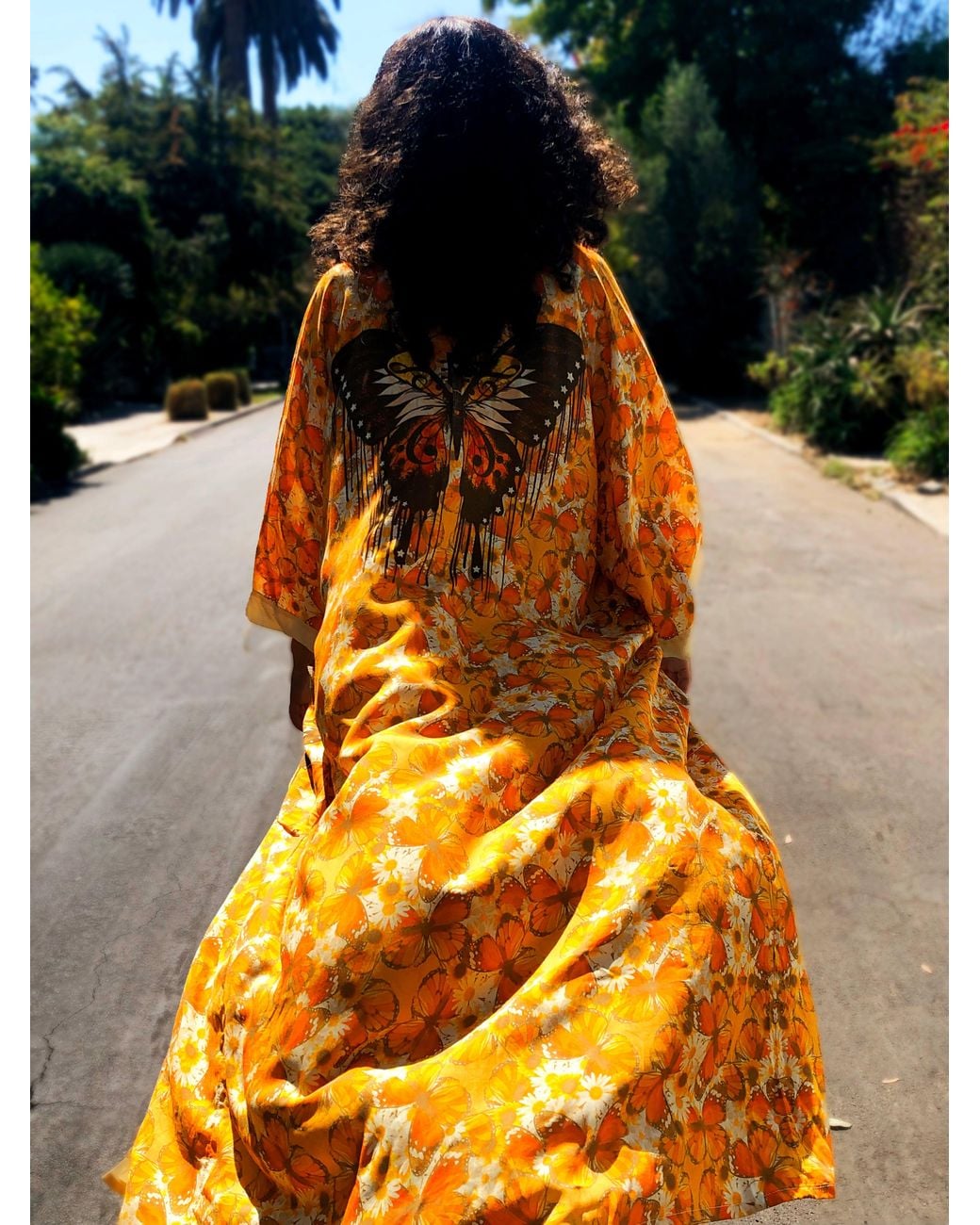 Henelle Yellow Neutrals Laurel Canyon Kimono