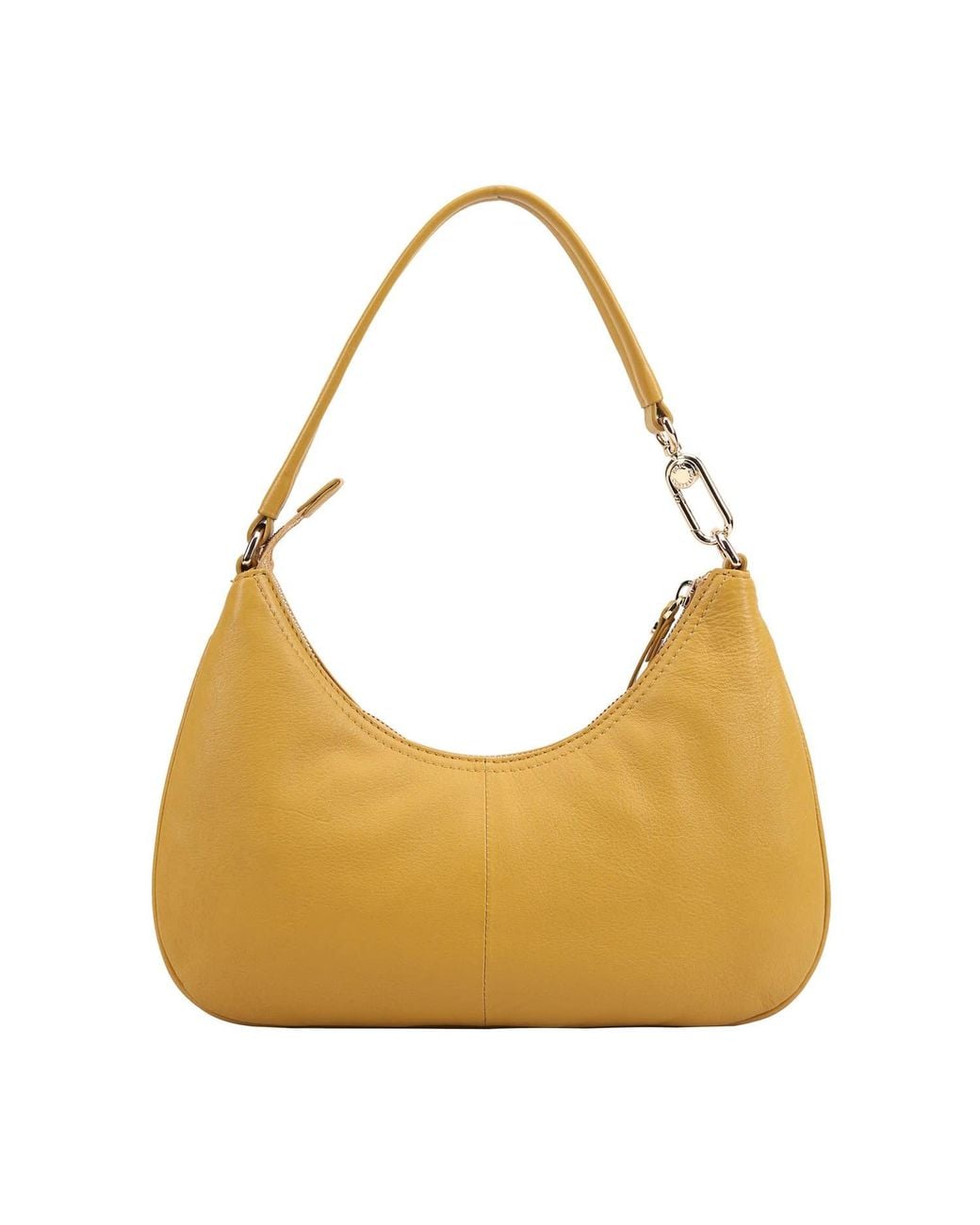Paul Costelloe Yellow Tirana Leather Shoulder Bag