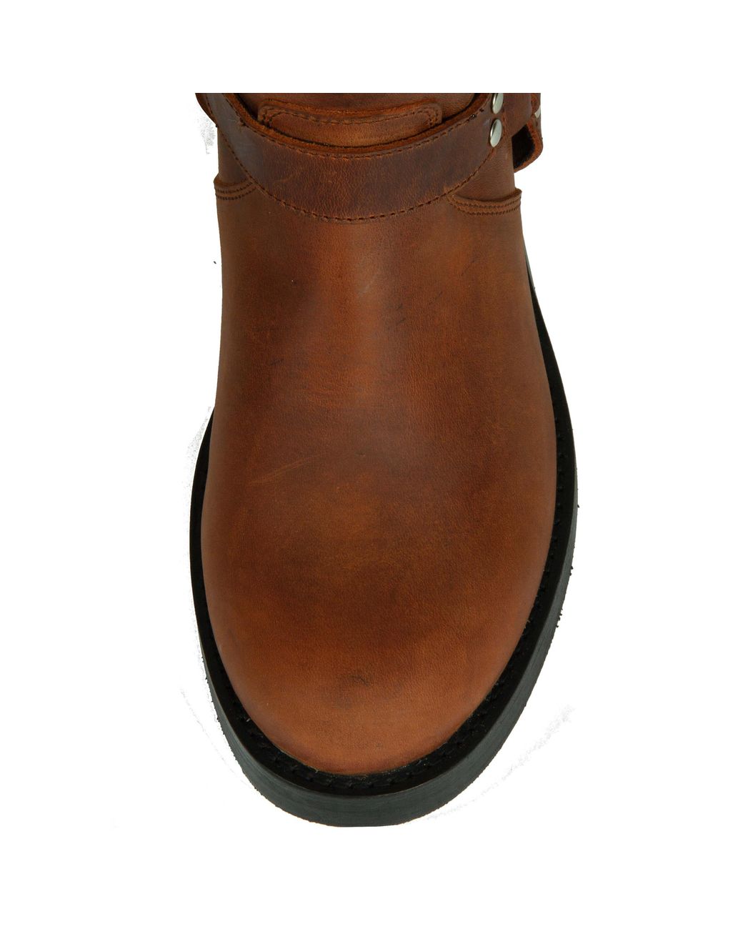 Urbnkicks Brown Tall Biker Distressed Boots
