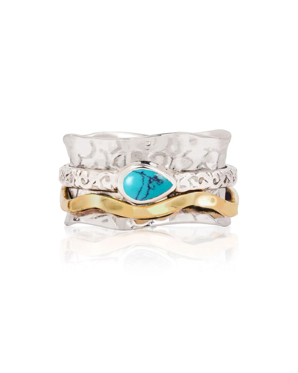 Charlotte's Web Jewellery White Aura Magic Spinning Ring