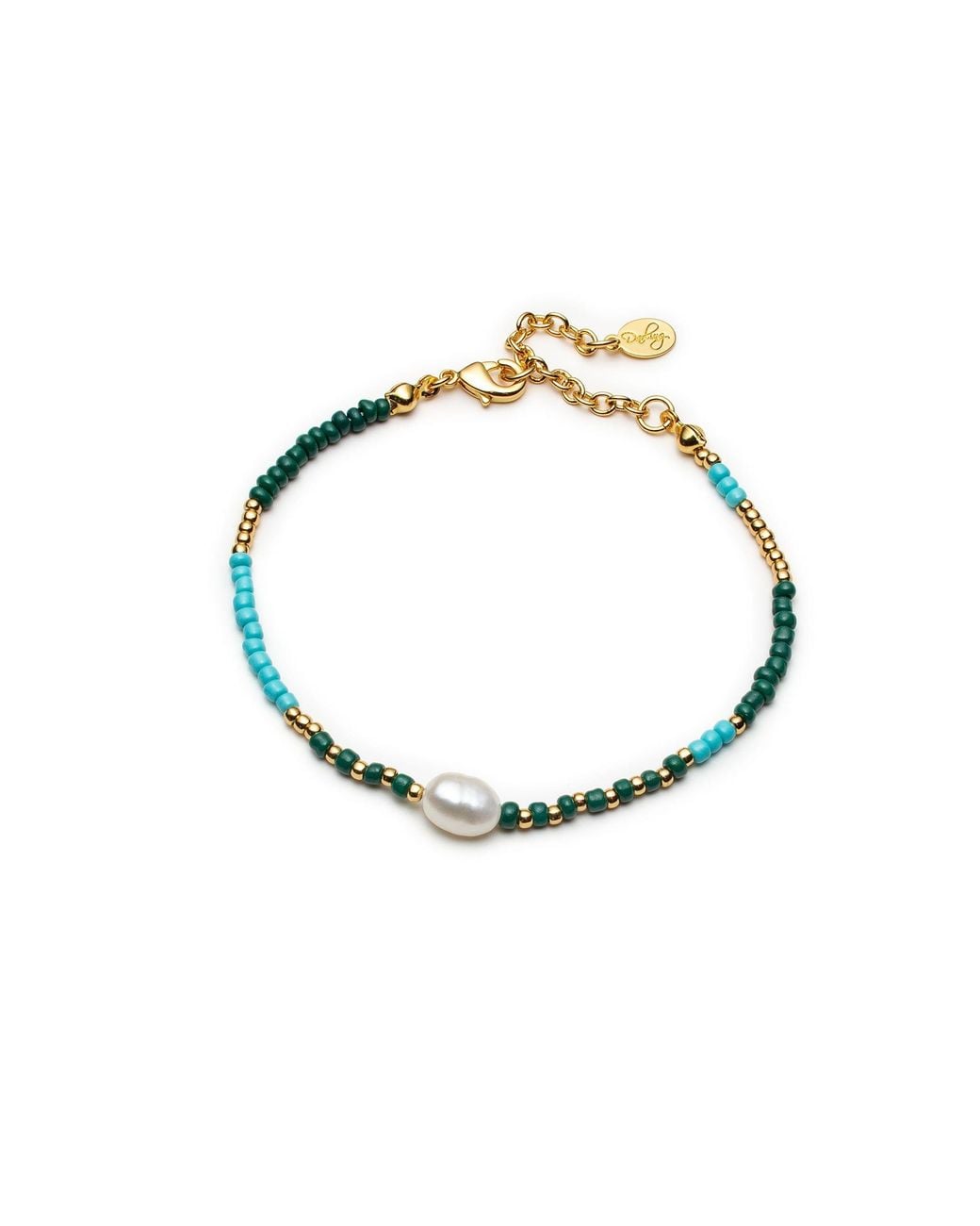 With Love Darling Metallic Acacia Pearl Bracelet