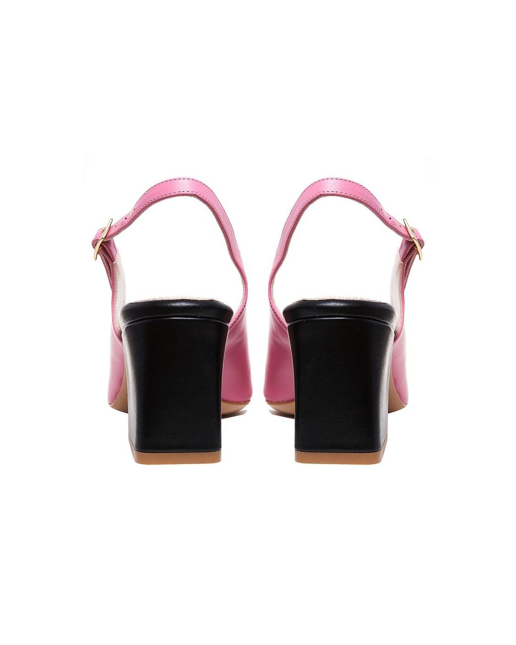 Ginissima Pink Shana Pointy Toe Slingbacks